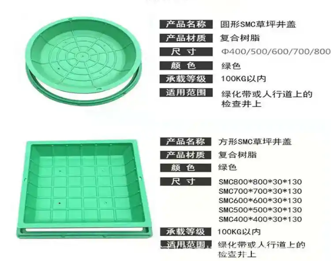 乌海树脂复合种植井盖展示